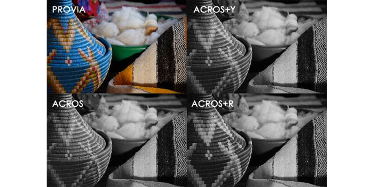 Using ACROS Film Simulation Color Filters in Fujifilm X & GFX