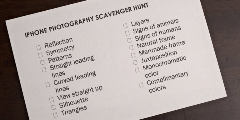 Tips to Improve Your Photography: The Scavenger Hunt