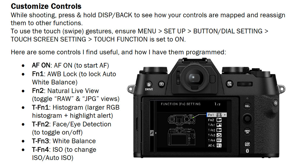 x-t50 setup guide