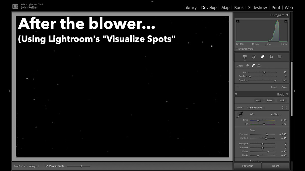 lightroom visualize spots