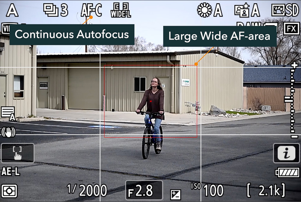 nikon focus setting