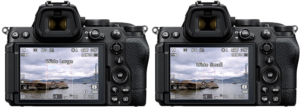 nikon z af area settings