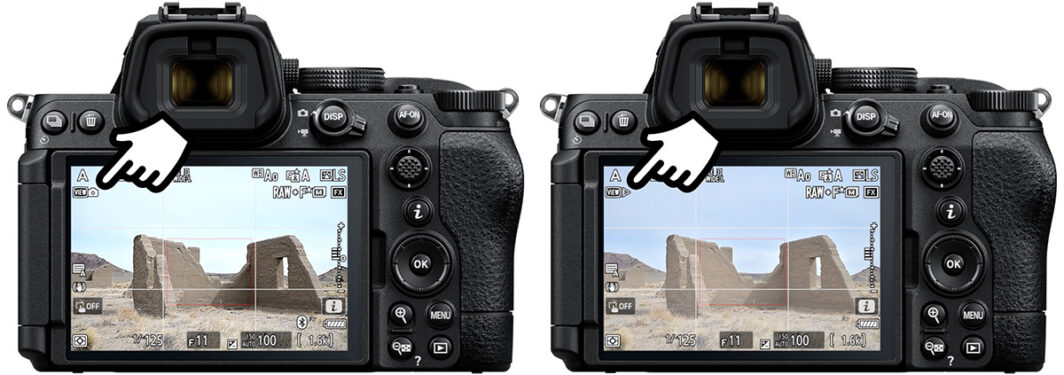 nikon view mode setting