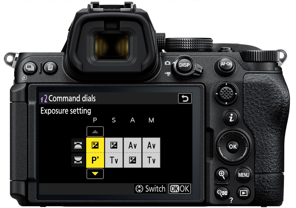 z5ii easy exposure compensation