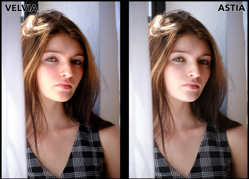 Velvia vs Astia portrait
