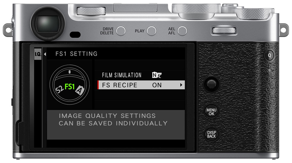 X-E5 FS Recipe setting