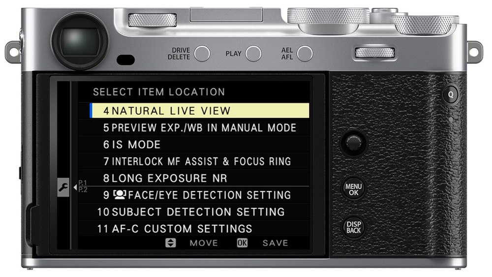 x-e5 my menu custom menu