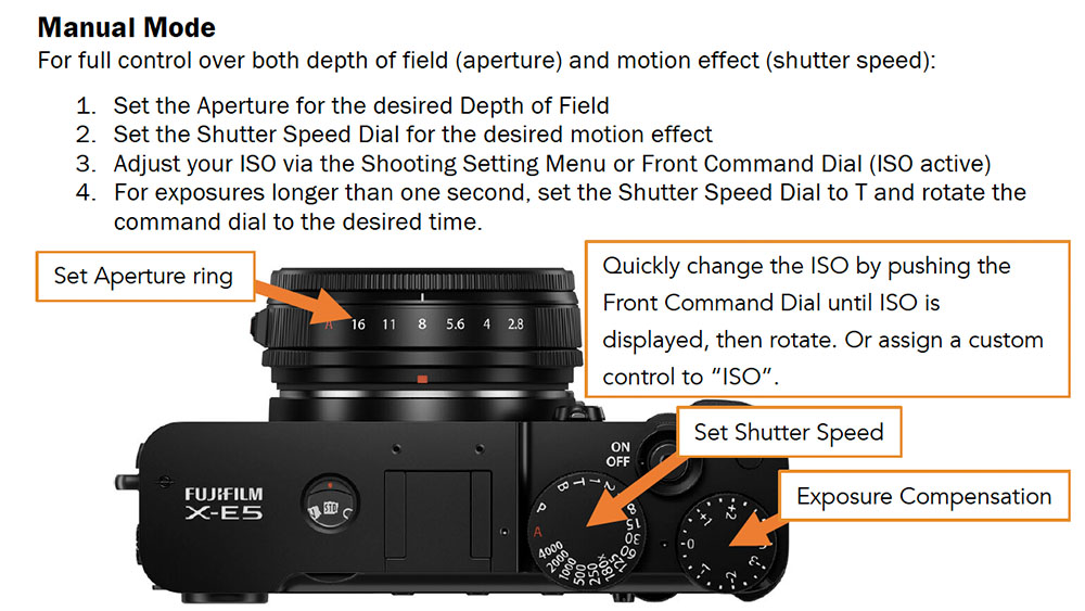 x-e5 setup guide
