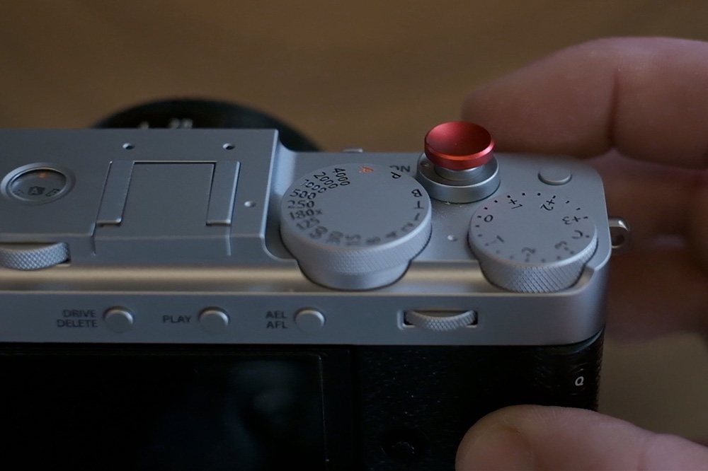 x-e5 soft shutter release