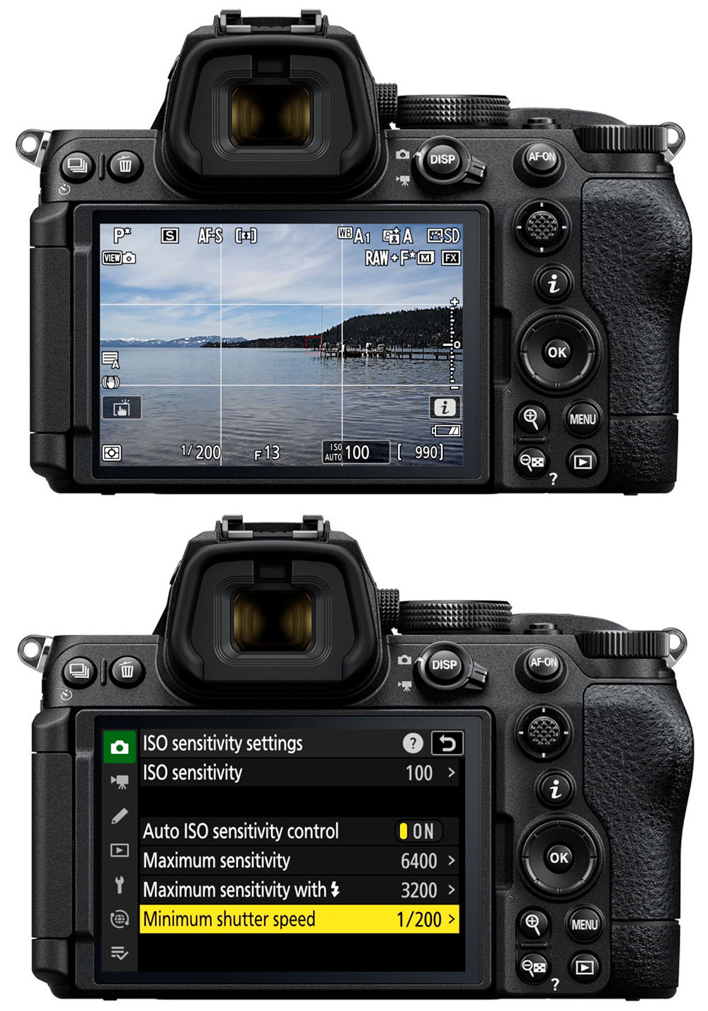 flexible program with auto ISO