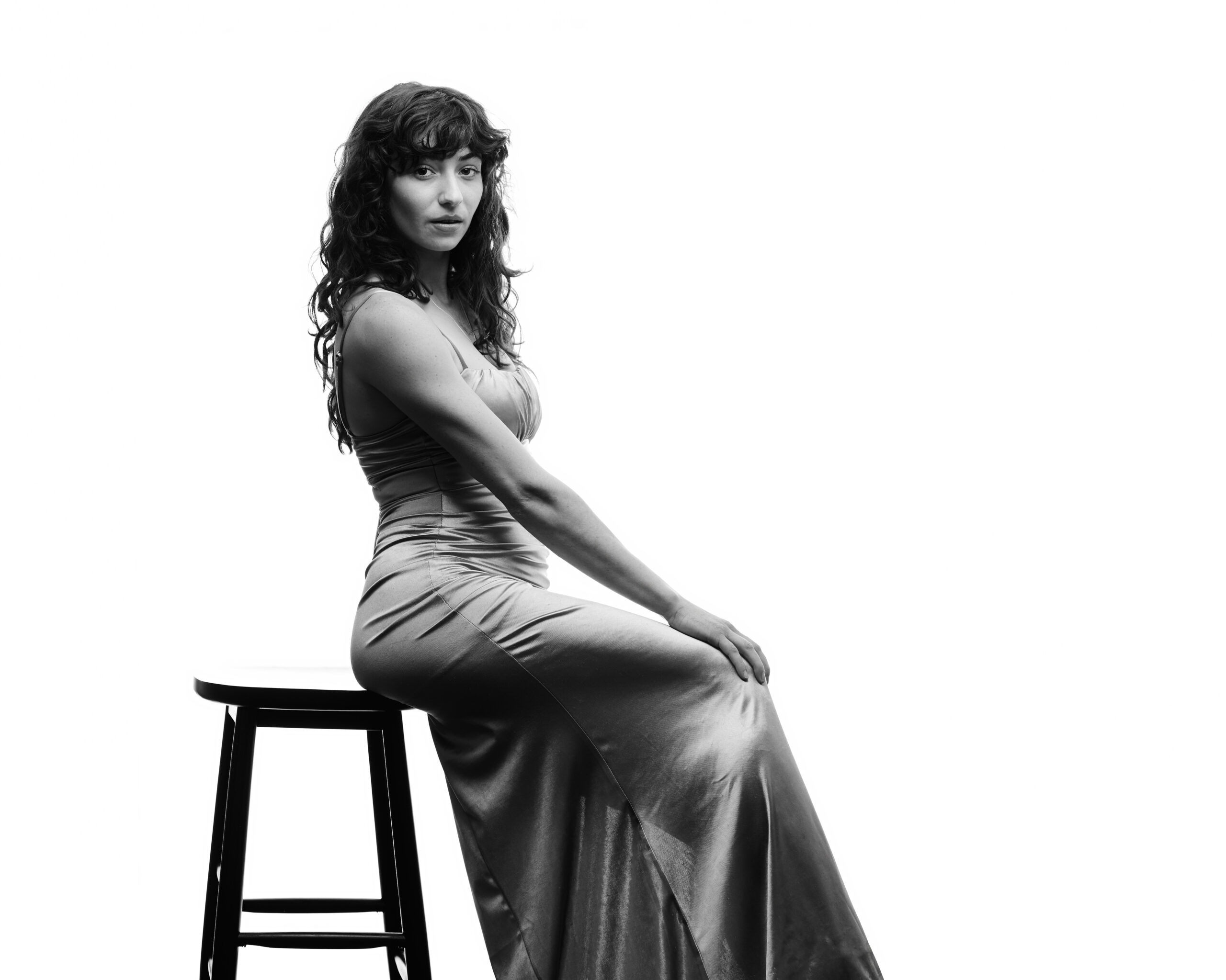 reno creative black and white portrait