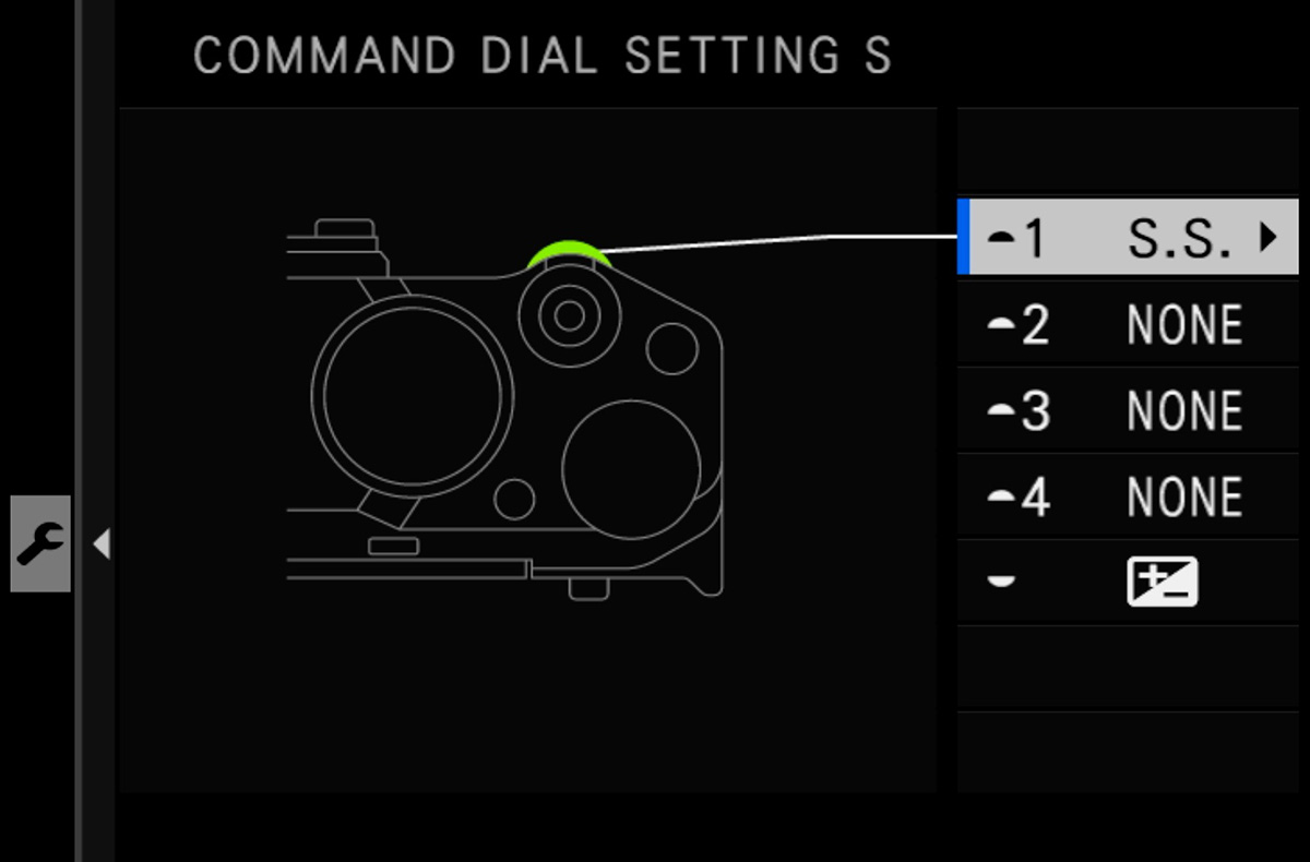 disable fujifilm command dials