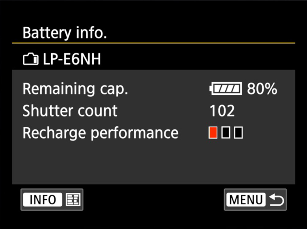 battery info