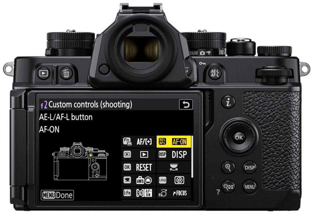 nikon zf back button focus