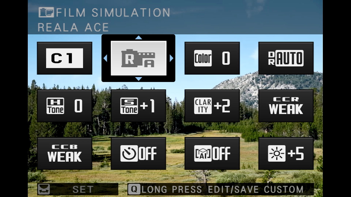 x-t30 iii custom setting film simulation dial