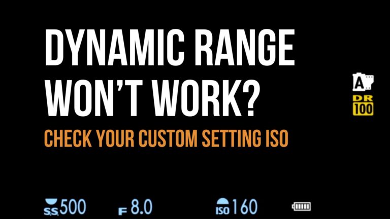Fujifilm Dynamic Range and ISO: How They Work Together in Custom Settings