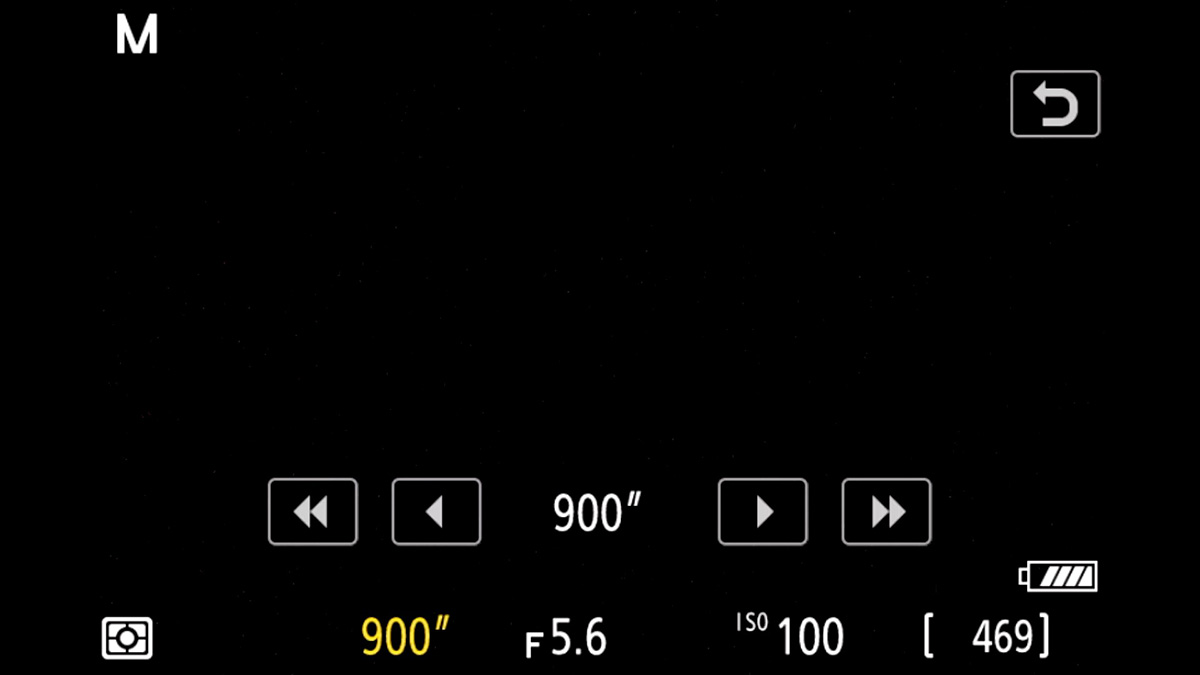 900 seconds exposure time