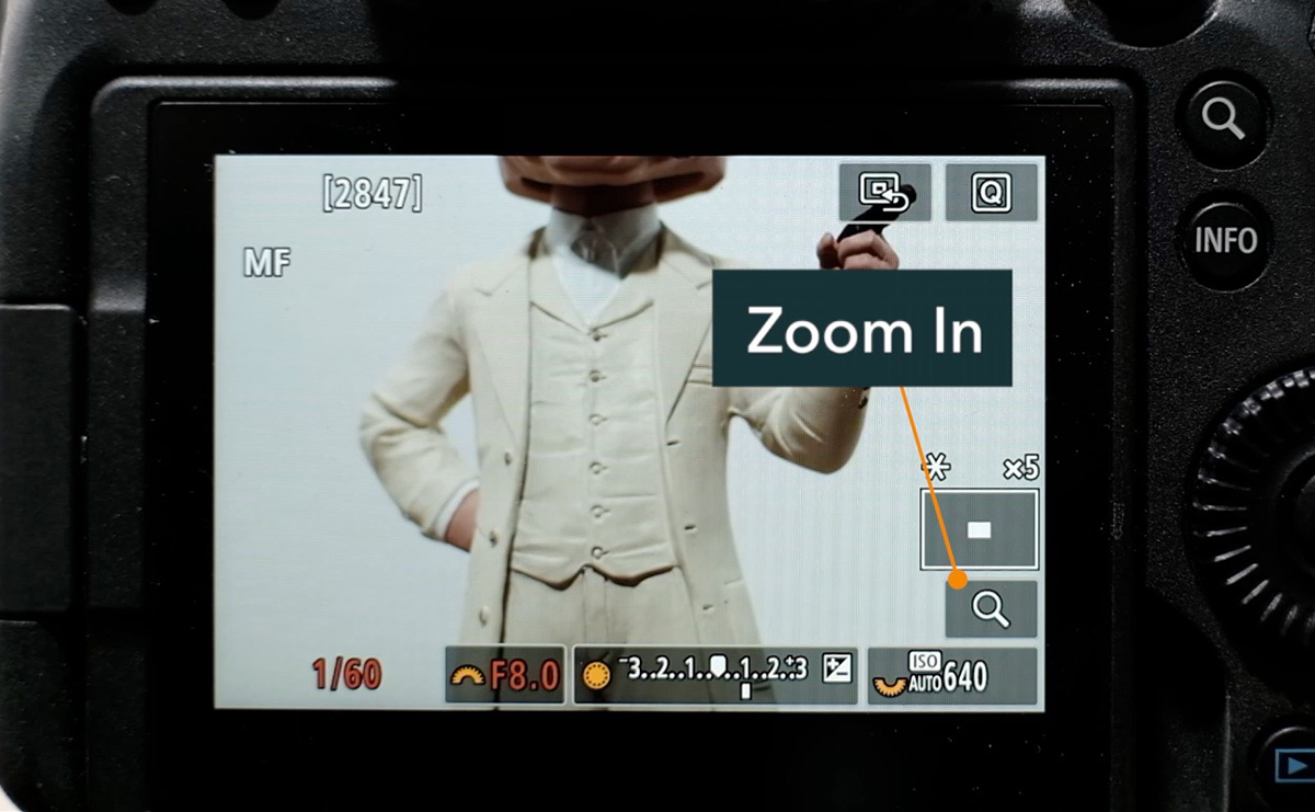 canon r manual focus magnification