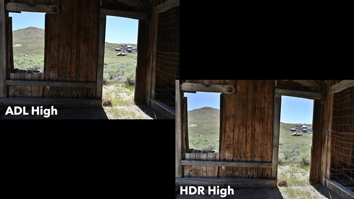 nikon adl vs hdr