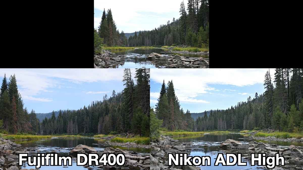 fuji dr vs nikon adl