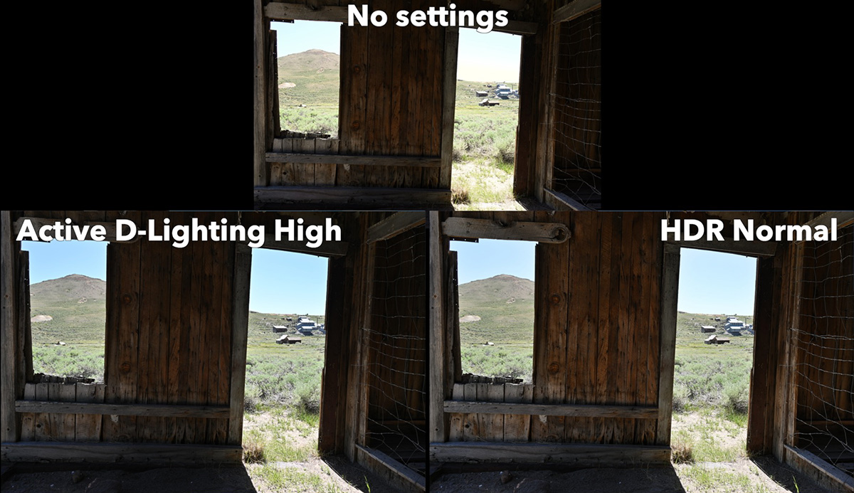 nikon adl vs hdr