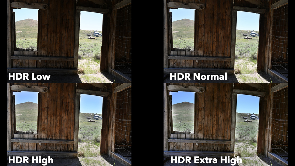 nikon hdr mode comparison