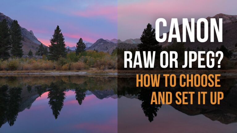 RAW vS JPEG on Canon R Cameras: How to Decide and Set Up Your Camera
