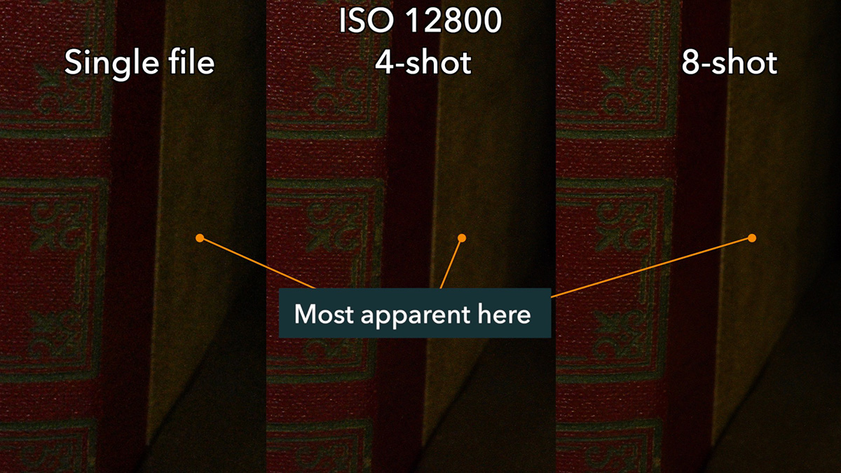 pixel shift noise reduction