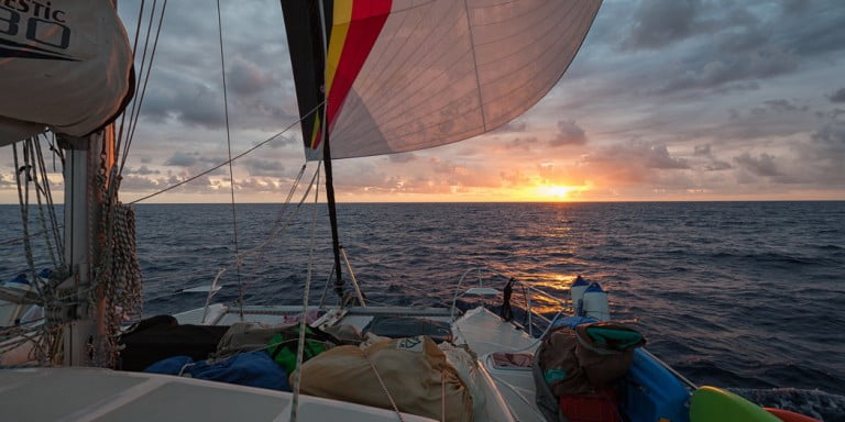 Sunset in the Mona Passage