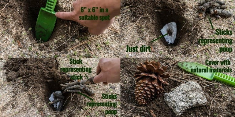 How To Poop In The Woods - A Tastefully Illustrated Guide